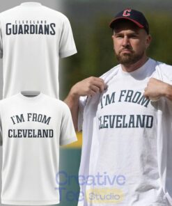 Travis Kelce Cleveland Guardians T-Shirt Travis Kelce Cleveland Guardians T-Shirt