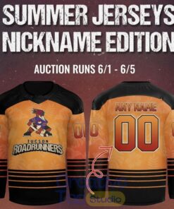 Tucson Roadrunners x Summer Nickname Night 2026 Custom Hockey Jersey