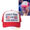 Tyson Fury Hat Donald Trump For Prime Minister Cap At UFC 250