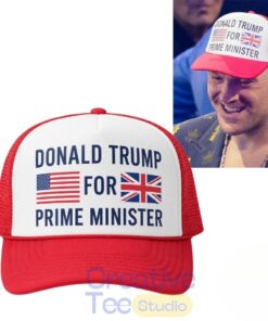 Tyson Fury Hat Donald Trump For Prime Minister Cap At UFC 250