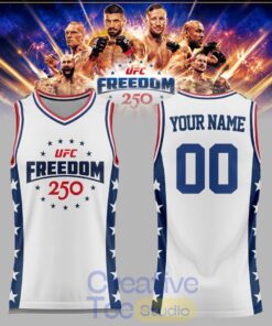 UFC Freedom 250 White House Custom Basketball Jersey