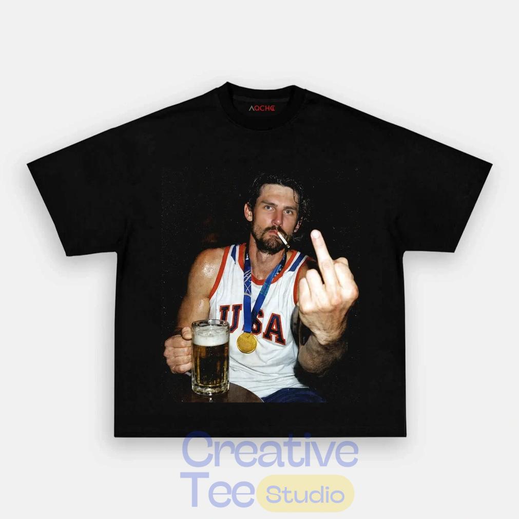 USA Hockey CONNOR After Hours Middle Finger Shirt USA Hockey CONNOR After Hours Middle Finger Shirt