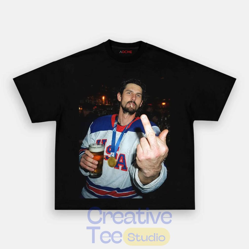 USA Hockey CONNOR Champion Middle Finger Shirt USA Hockey CONNOR Champion Middle Finger Shirt
