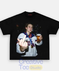 USA Hockey Jack Hughes Champion Graphic Shirt