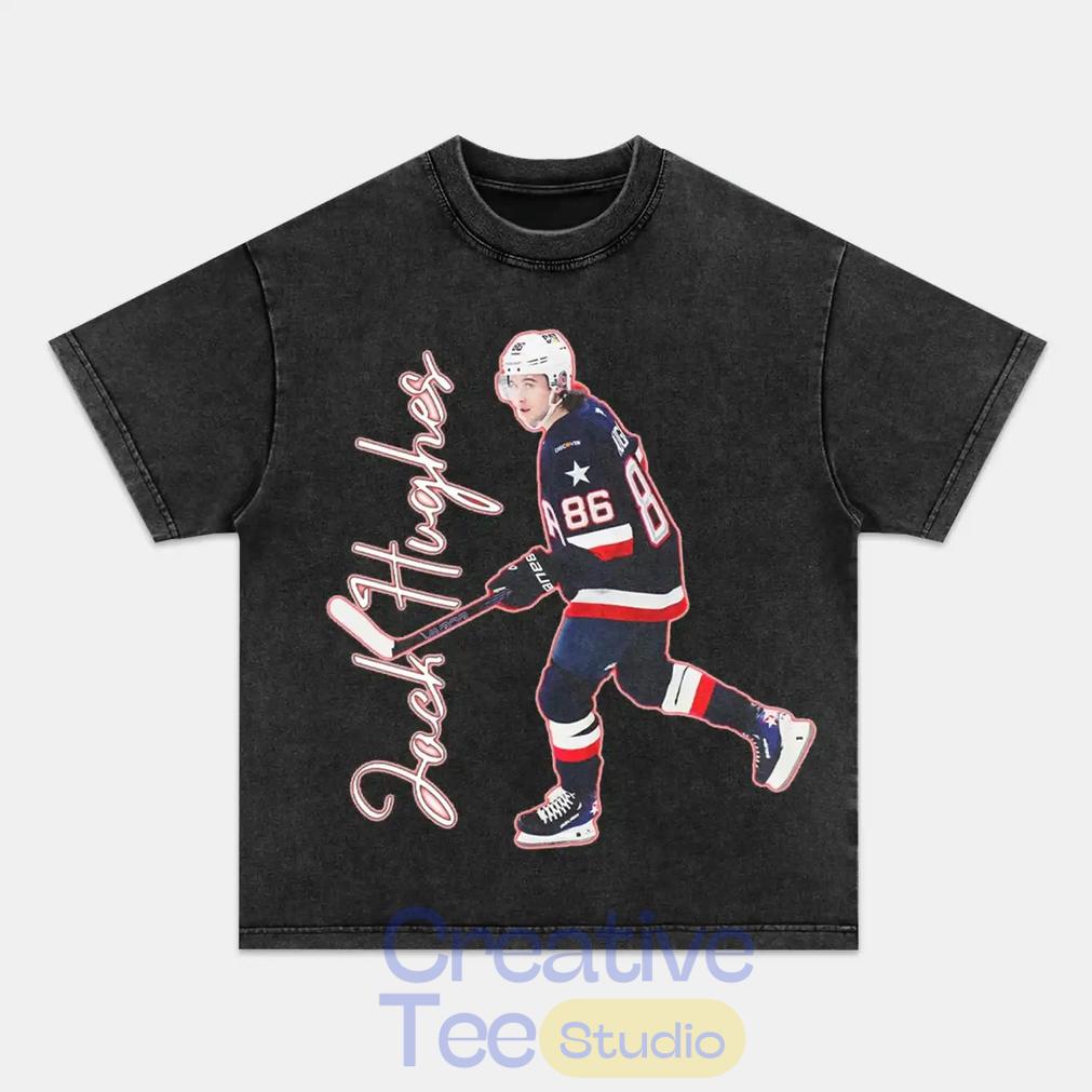 USA Hockey Jack Hughes Champion Graphic Shirt USA Hockey Jack Hughes Champion Graphic Shirt