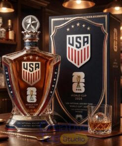 USA National Soccer Team FIFA World Cup 2026 Whiskey Bottle