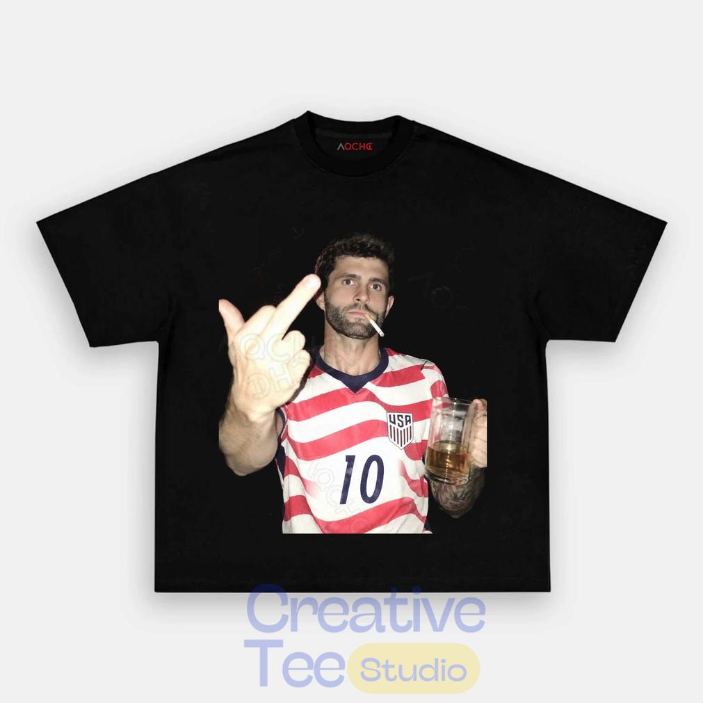 USA National Team Pulisic Drunk T-Shirt USA National Team Pulisic Drunk T-Shirt