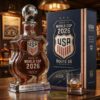 USA Soccer Road To World Cup 2026 Route 66 Whiskey Bottle
