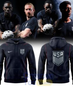 US Soccer 2026 Stripes Match Black Hoodie