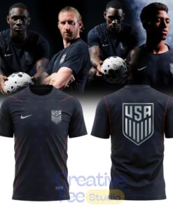 US Soccer 2026 Stripes Match Black T-Shirt