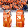 Valencia Basket 2026 Liga Endesa Champions Basketball Jersey
