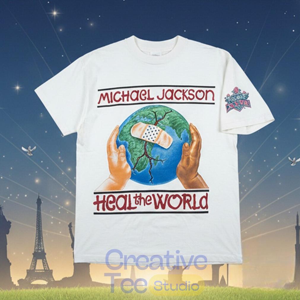 Vintage 1993 Michael Jackson Heal The World Super Bowl XXVII Halftime Show Shirt Vintage 1993 Michael Jackson Heal The World Super Bowl XXVII Halftime Show Shirt