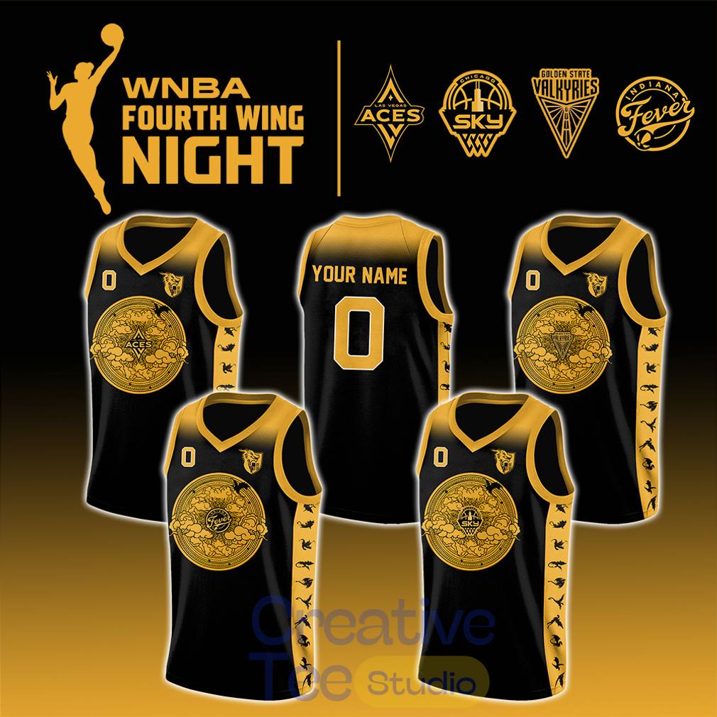 WNBA All Teams x Fourth Wing Night 2026 Special Jersey WNBA All Teams x Fourth Wing Night 2026 Special Jersey