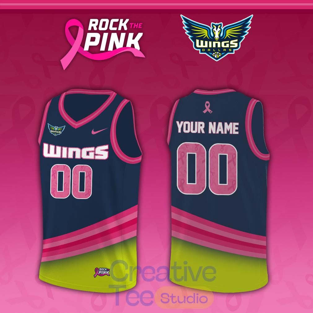 WNBA All Teams x Rock The Pink 2026 Custom Basketball Jersey WNBA All Teams x Rock The Pink 2026 Custom Basketball Jersey
