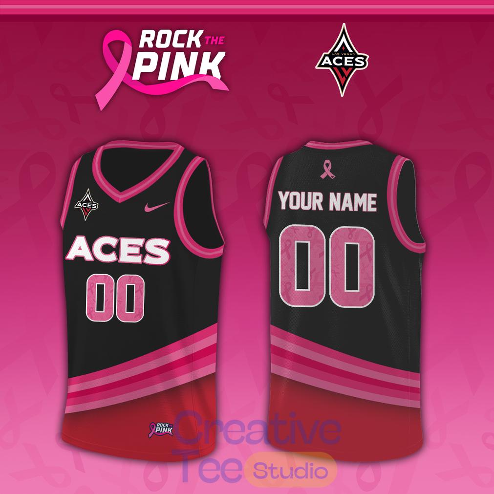 WNBA All Teams x Rock The Pink 2026 Custom Basketball Jersey WNBA All Teams x Rock The Pink 2026 Custom Basketball Jersey