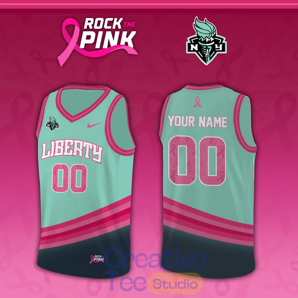 WNBA All Teams x Rock The Pink 2026 Custom Basketball Jersey WNBA All Teams x Rock The Pink 2026 Custom Basketball Jersey