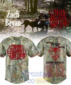 Zach Bryan With Heaven On Tour 2026 Baseball Jersey