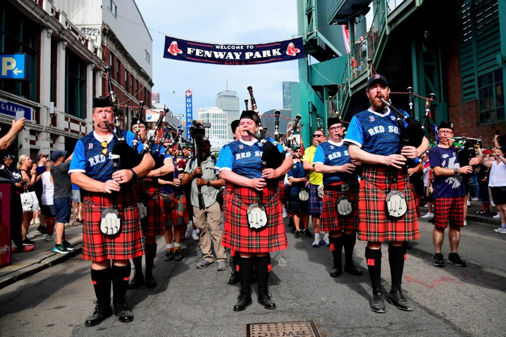 Scotland’s Tartan Army Brings Its Energy to Fenway Park During Red Sox Scottish Heritage Celebration