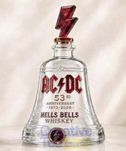 AC/DC 53rd Anniversary 1973-2026 Hells Bells Whiskey Bottle
