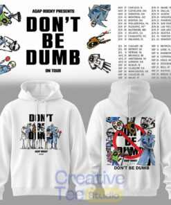 ASAP Rocky DON’T BE DUMB WORLD TOUR 2026 White Hoodie