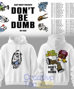 ASAP Rocky DON’T BE DUMB WORLD TOUR 2026 White Hoodie