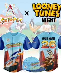 Albuquerque Isotopes x Topes Looney Tunes Night Custom Baseball Jersey