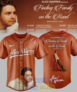 Alex Warren: Finding Family on the Road AUS & NZ Tour 2026 Exclusive Baseball Jersey