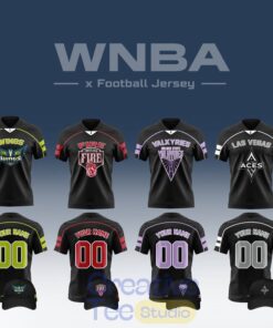 All Team WNBA x Football Jersey Black Edition Custom All Team WNBA x Football Jersey Black Edition Custom