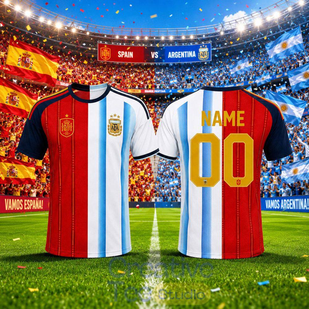 Argentina vs Spain World Cup 2026 Final Limited Edition Jersey Argentina vs Spain World Cup 2026 Final Limited Edition Jersey