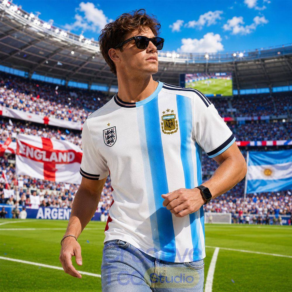 Argentina x England World Cup 2026 Football Jersey Argentina x England World Cup 2026 Football Jersey