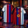 Argentina x Spain x Barcelona 2026 World Cup Half And Half Jersey Shirt Special Edition