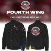Arizona Cardinals x Fourth Wing Night 2026 Special Black Bomber Jacket