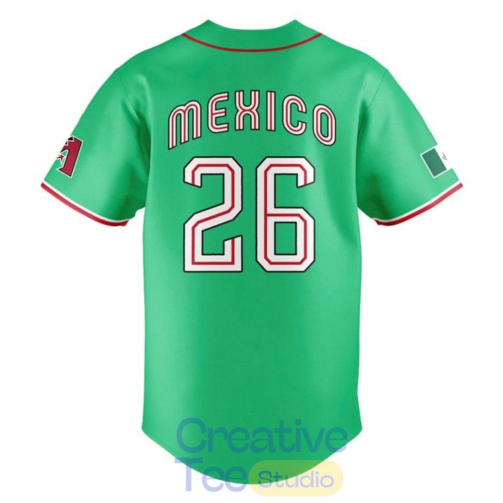 Arizona Diamondbacks 2026 Mexican Heritage Special Baseball Jersey Arizona Diamondbacks 2026 Mexican Heritage Special Baseball Jersey