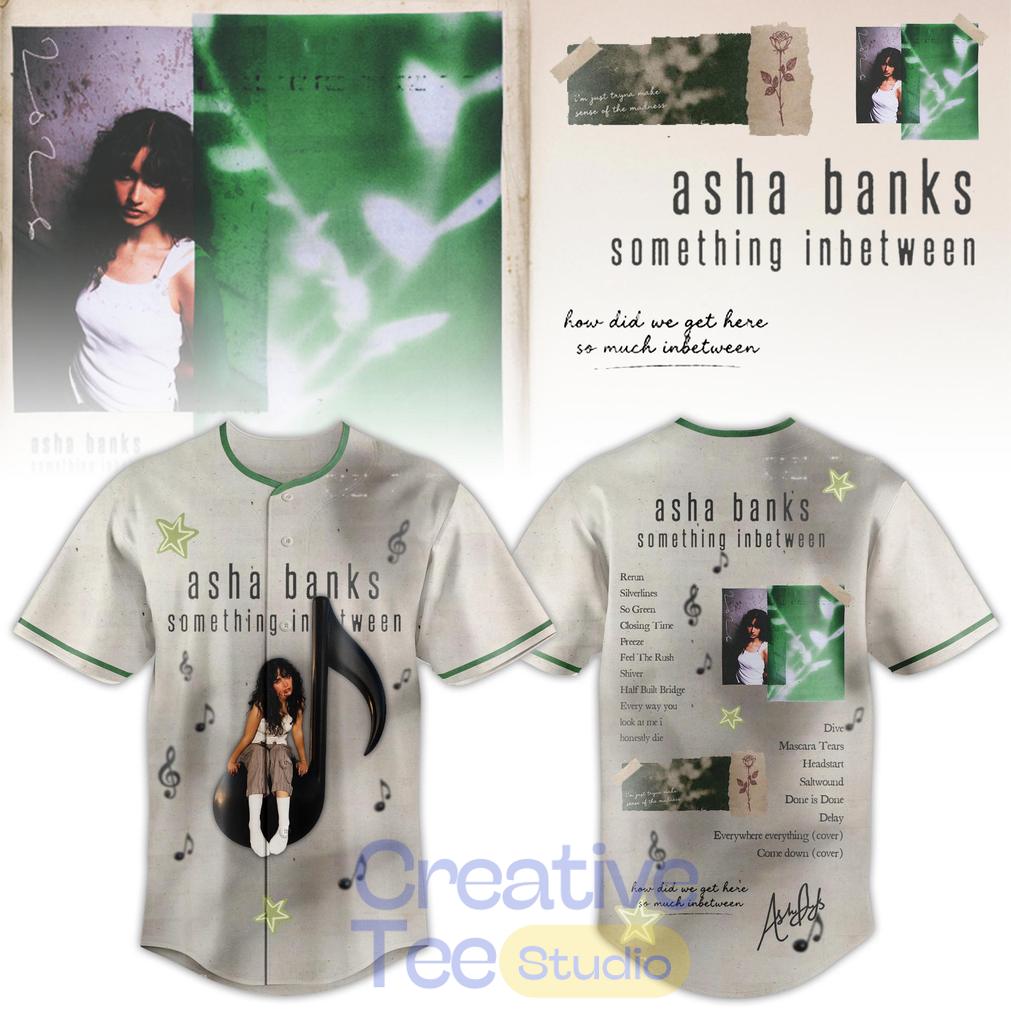 Asha Banks Special “something inbetween” 2026 Limited Edition Baseball Jersey Asha Banks Special “something inbetween” 2026 Limited Edition Baseball Jersey