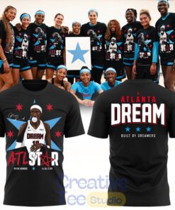 Atlanta Dream Rhyne Howard 2026 ATL STAR Black T-Shirt