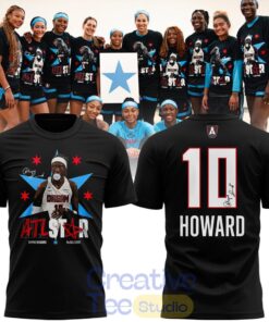 Atlanta Dream Rhyne Howard 2026 ATL STAR Black T-Shirt