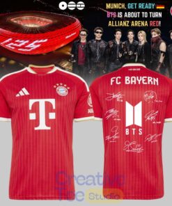 BTS All Team x FC Bayern Munich Arirang World Tour Special Edition Jersey