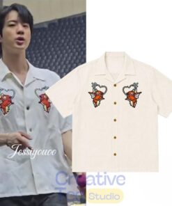 BTS Jin World Tour Arirang London Magikarp Pokemon Hawaiian Shirt