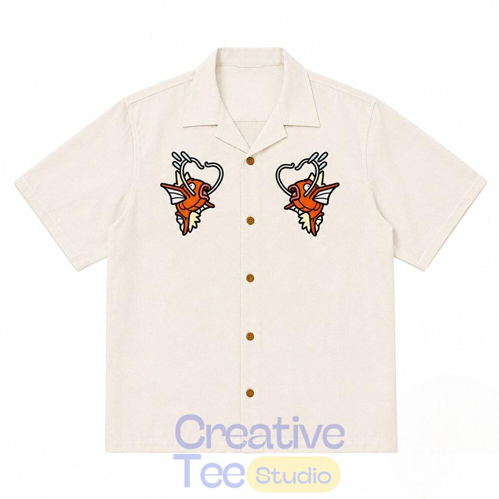 BTS Jin World Tour Arirang London Magikarp Pokemon Hawaiian Shirt BTS Jin World Tour Arirang London Magikarp Pokemon Hawaiian Shirt