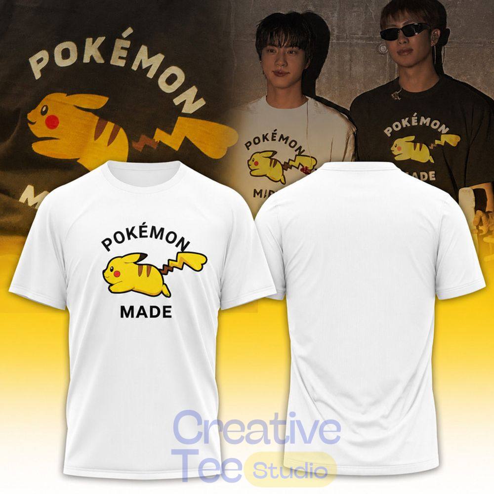 BTS x Pokémon Made Pikachu 2026 Shirt BTS x Pokémon Made Pikachu 2026 Shirt
