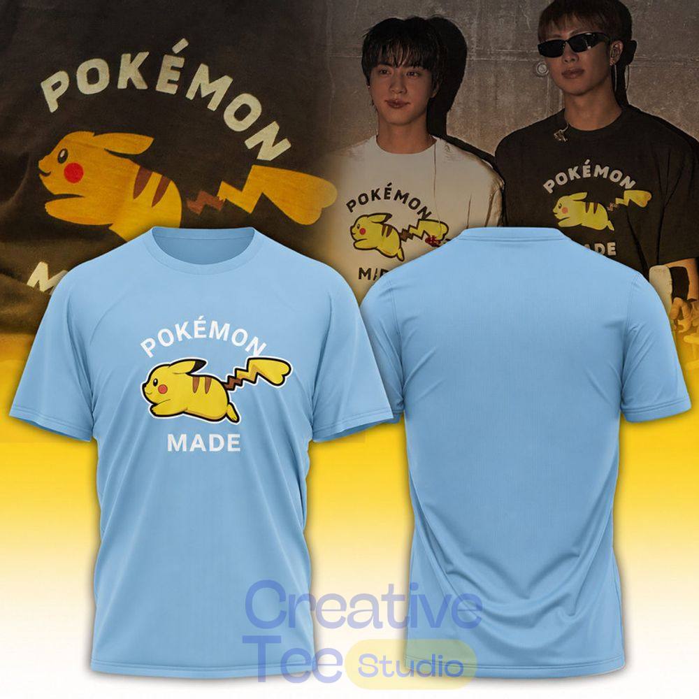BTS x Pokémon Made Pikachu 2026 Shirt BTS x Pokémon Made Pikachu 2026 Shirt