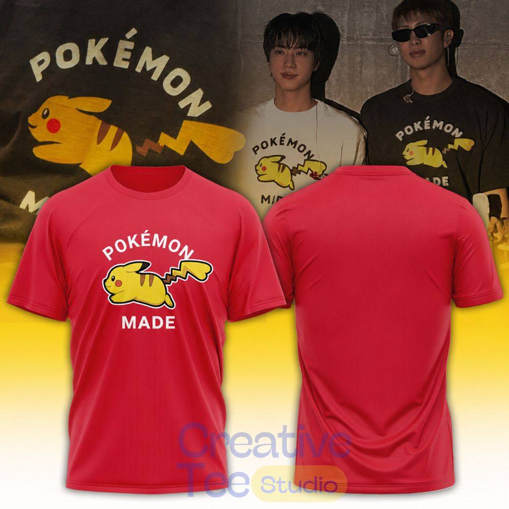 BTS x Pokémon Made Pikachu 2026 Shirt BTS x Pokémon Made Pikachu 2026 Shirt