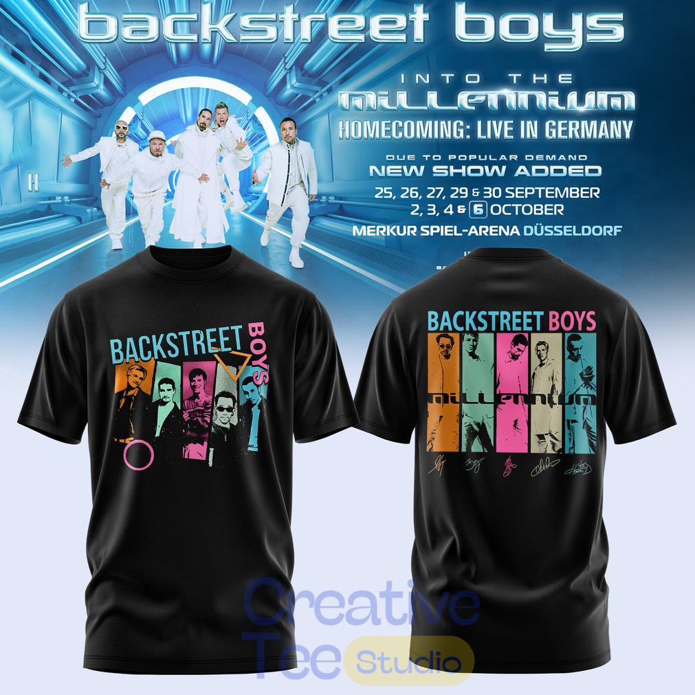 Backstreet Boys: Into The Millennium – Homecoming: Live in Germany Limited T-Shirt Backstreet Boys: Into The Millennium – Homecoming: Live in Germany Limited T-Shirt