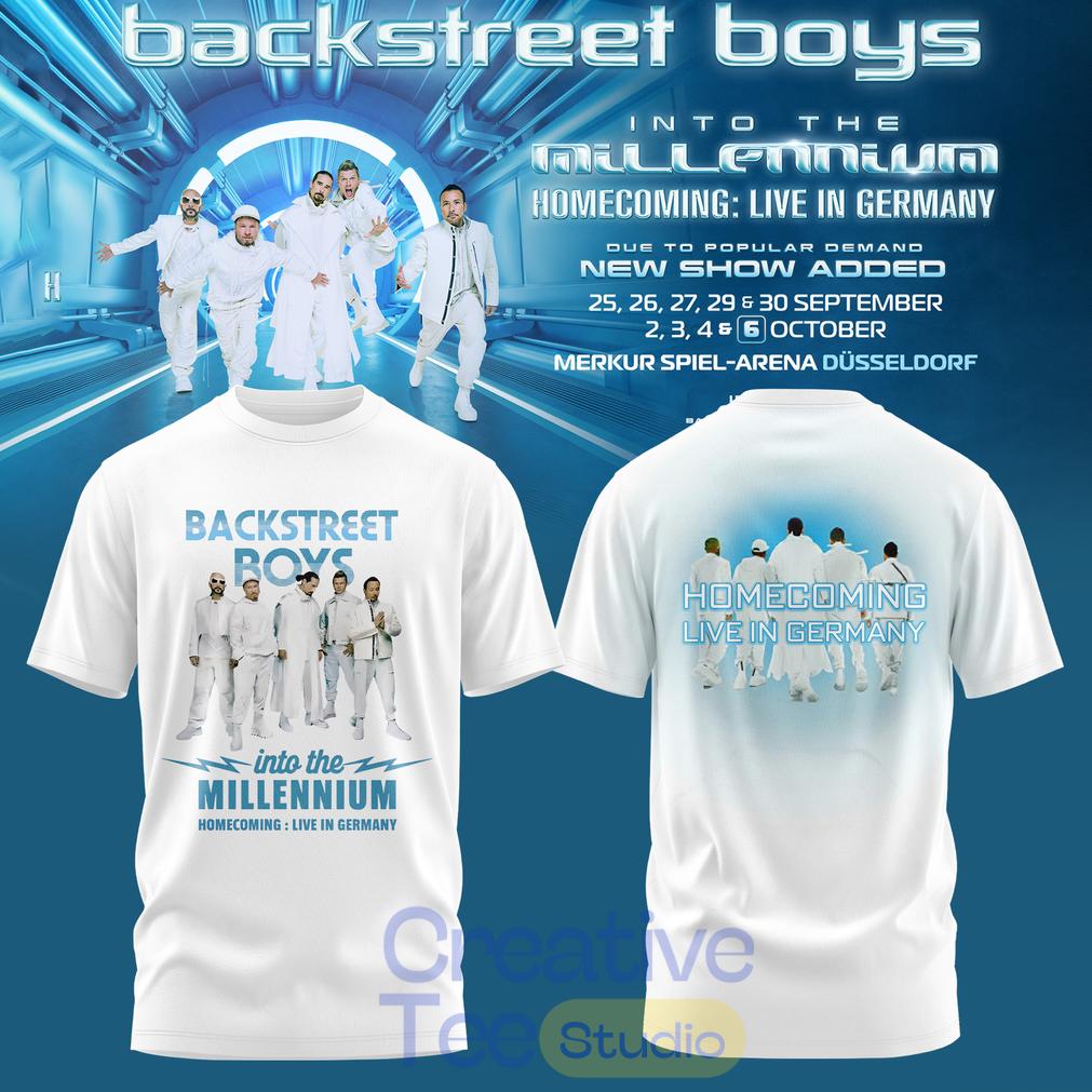 Backstreet Boys: Into The Millennium – Homecoming: Live in Germany Limited T-Shirt Backstreet Boys: Into The Millennium – Homecoming: Live in Germany Limited T-Shirt