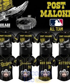 Baseball All Teams x Post Malone “The Big Ass Stadium Tour 2026” Baseball Jersey