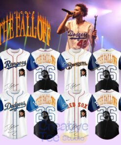Baseball All Teams x J.Cole The Fall Off Tour Signature Baseball Jersey