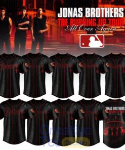 Baseball All Teams x Jonas Brothers The Burning Up Tour 2026 Baseball Jersey