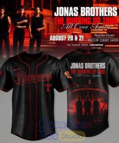 Baseball All Teams x Jonas Brothers The Burning Up Tour 2026 Baseball Jersey