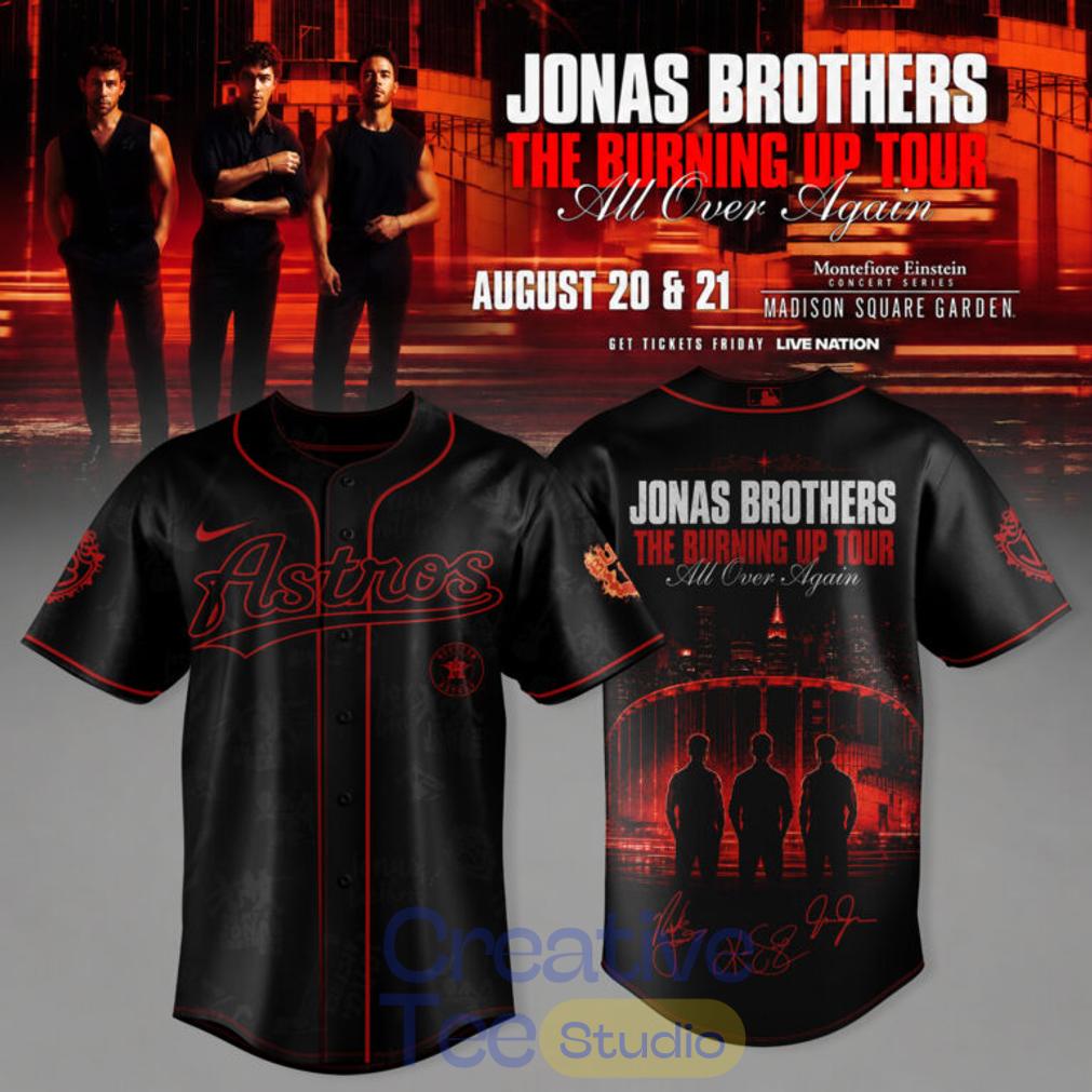 Baseball All Teams x Jonas Brothers The Burning Up Tour 2026 Baseball Jersey Baseball All Teams x Jonas Brothers The Burning Up Tour 2026 Baseball Jersey