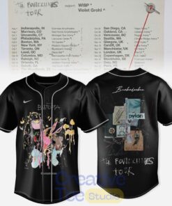 Beabadoobee – The Powerlines Tour Beatopia Baseball Jersey